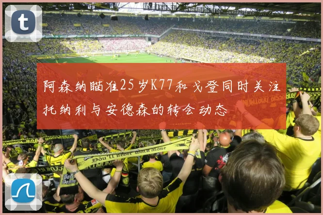 阿森纳瞄准25岁K77和戈登同时关注托纳利与安德森的转会动态