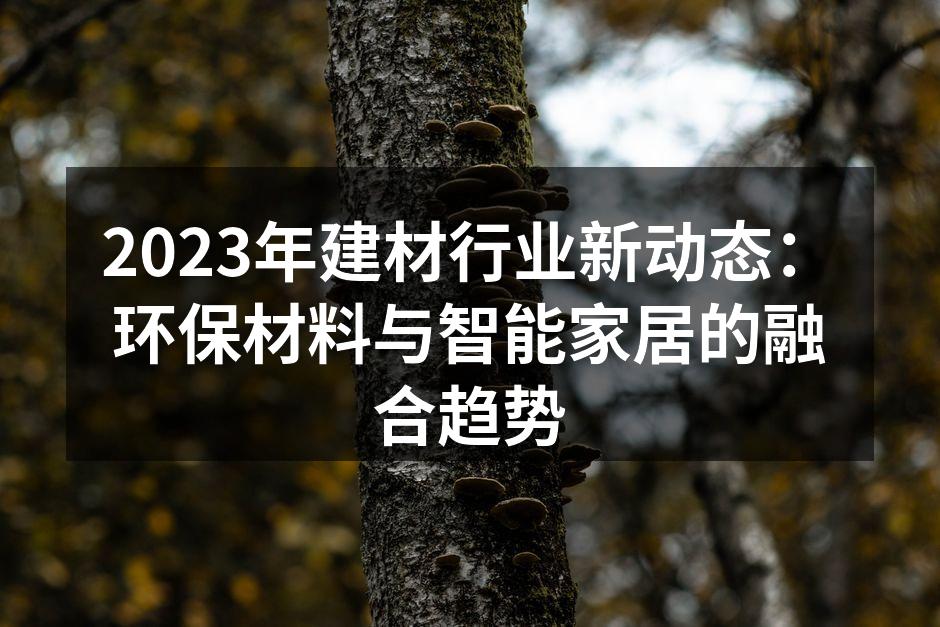环保材料的创新应用